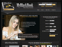 Tablet Screenshot of mail.myblackbook.com